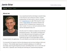 Tablet Screenshot of jgrier.com